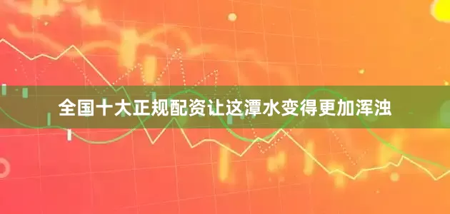全国十大正规配资让这潭水变得更加浑浊